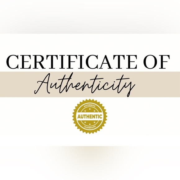🌿CERTIFICATE OF AUTHENTICITY🌿 COA for luxury items - Picture 1 of 1